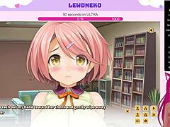 vtuber lewdneko plays love cubed part 3: cute anime hentai with big tits and dating