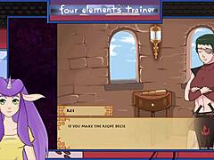 avatar guard gives suggestive blowjob in part 23