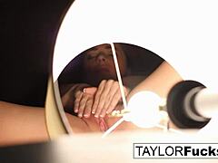 taylor vixen masturbates pussy in hotel room