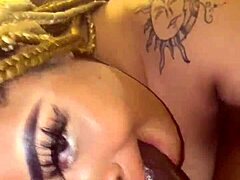i love that ebony bbw slut's blowjob with toes