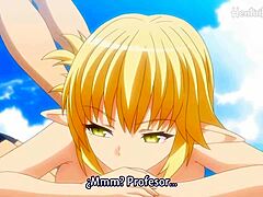 ลินดา ชิกา รูเบียทำอะไรอยู่บนหาดในเฮนไตอนิเมะ