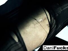 Dani Daniels shows off her amazing nude tits and wet pussy while masturbating solo.