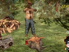 Gadis Rambut Merah Papar Pepek Goda Ayah Tiri Dengan Kote Hitam Monster