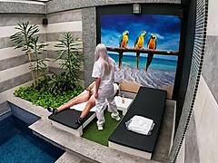 קראתי לבחורה משירות החדרים לסוויטה הפרטית שלי, והיא נתנה לי מציצה מדהימה עד שגמרתי בפה שלה! 😘