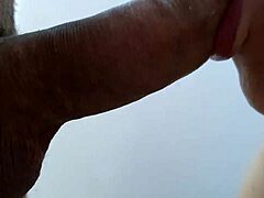 My wife gives blowjob swallows cum and chokes