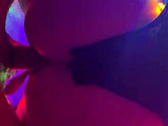 Reverse cowgirl with monster cock ass tied up fishnets toys big cock big ass riding 😈🔥