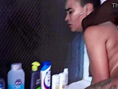milf pov shower sex with big black cock