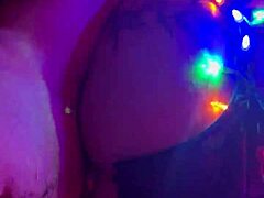 Reverse cowgirl with monster cock ass tied up fishnets toys big cock big ass riding 😈🔥