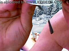 Watch Santa lick and creampie big hairless pussy!