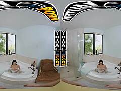 Steamy VR bath time with Kiana