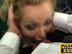 Submisívna poľská kurva túži po drsnom análovom vŕtaní od obrovského chuju