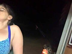 milf fingers her wet pussy in this homemade upskirt pov