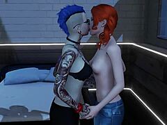 Nerd and Punk Redhead Stargaze Together