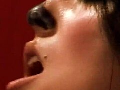 busty blonde milf masturbates with dildo, then shares two cocks for facial?