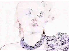 liz ashley starts with a striptease and gets naked for some relief