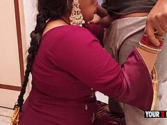 Bhabhi gets pee inside her