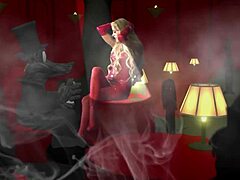 busty blonde milf masturbates with dildo, then shares two cocks for facial?