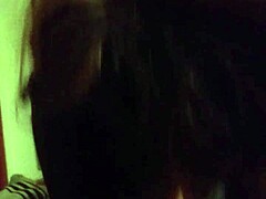 she loves sucking his big cock in bedroom