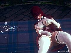Honey Select 2 - Redhead Hentai Girl Screams in Ecstasy!!