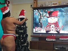 my wife is offering her big ass to santa leo, it's so hottt