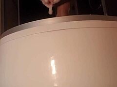 i'm enjoying a peaceful shower in the bathroom all by myself