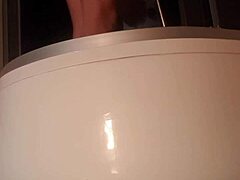 i'm enjoying a peaceful shower in the bathroom all by myself