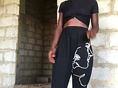 crazybitch performs wild striptease live for her fans with clothes ripping off