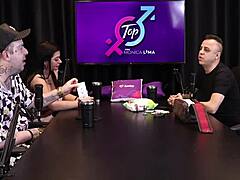 freddy the king of dogging with sheer red lingerie