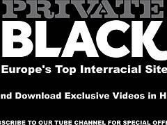 PrivateBlack представляет миниатюрную 18+ Ферреру Гомес в групповой сцене с брюнетками и черными исполнителями