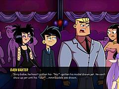 Goth Cheerleader Gives Handjob In Danny Phantom Redux 😈