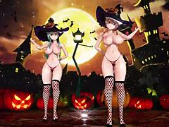 Mmd секс приключения на радостна All Hallows Eve