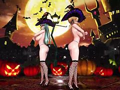 Mmd секс приключения на радостна All Hallows Eve