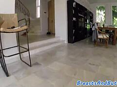 busty ebony amateur with big tits and ass