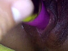 College student indulges in private masturbation session at home