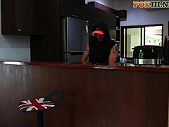 A naughty couple shares a testy yogurt surprise with cum eating