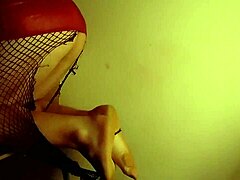 How Does the Sissy Handle Candle Wax on His Cock?