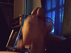 Allison Stroking a Monster Cock to Cumshot with Moaning