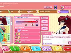 Cute anime girl vtuber plays Crush Crush uncensored