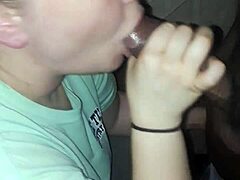 white milf slut sucking bbc