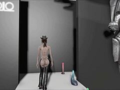 fallout 4 fashion number 201 with sexy anime brunette in hentai style 😏