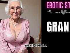 Isoäiti rohkeasti kutsuu nuoren mieseskortin kiellettyyn eroottiseen kohtaamiseen isoilla titeillä ja kypsän MILF:in intohimolla