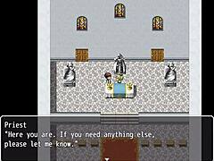 可愛いブロンドウェイトレスとバーでセックス、彼女のお父さんが見ている間