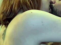 redhead with pink pussy enjoys monster cock