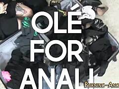 This goth whore gets pov anal fucked hard