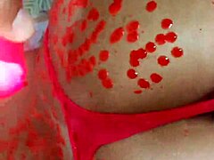 Waxplay leads to anal creampie in hardcore bdsm