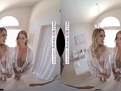 naughty america 2 chicks same time vr with kenna james & veronica weston