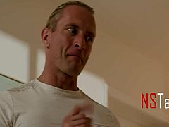 slippery massage turns into sloppy fucking with ebony masseuse