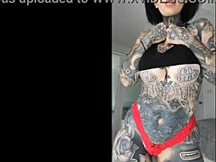 Melody radford's sexy tattooed dance