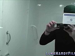 Blonde british babe bangs and sucks pornstar in group hardcore.