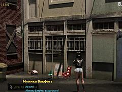 she says, 'check my tits in the alley game'